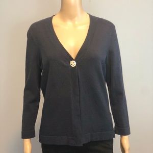 Vineyard Vines navy one button cardigan